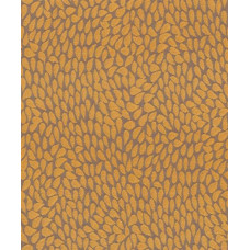 Chicago FR cseppalakú mintás bútorszövet -sárga, barna-  